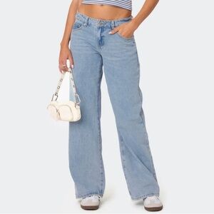 Raelynn Washed Low Rise Jeans